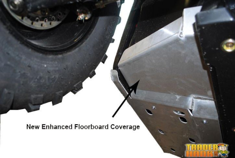 Polaris Ranger Crew 570-6 Ricochet 2-Piece Rock Slider & Floorboard Skid Plate Set | Ricochet Skid Plates - Free Shipping