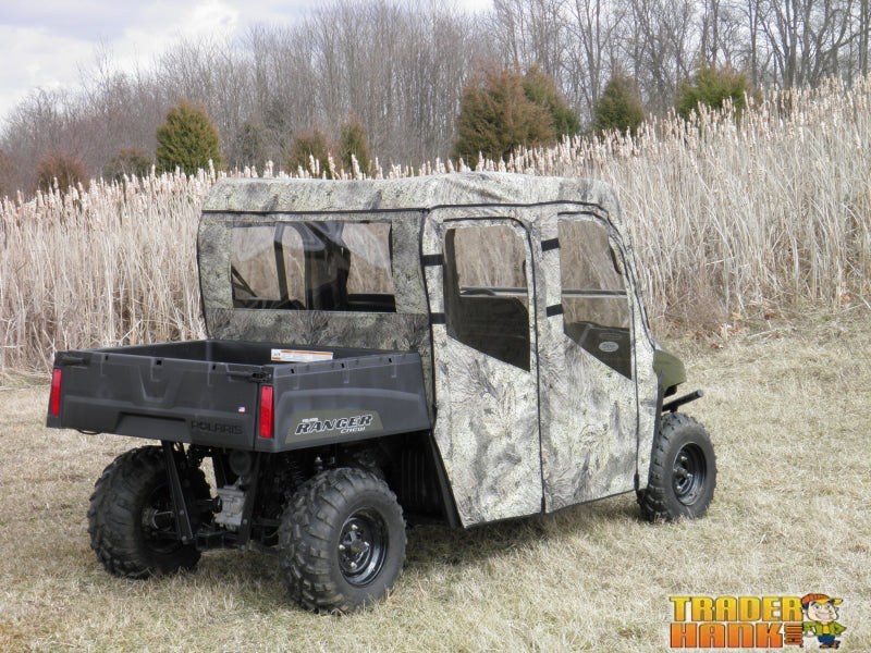 Polaris Ranger Crew 570 Mid Size - 4 Passenger - CAMO Full Cab Enclosure for Hard Windshield | UTV Accessories - Free shipping