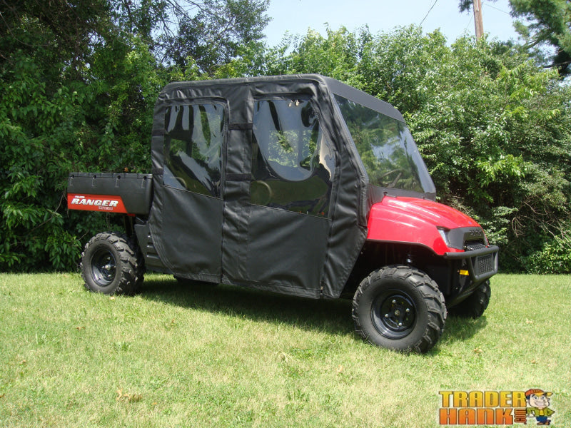 Polaris Ranger Crew 700 (2008-2009) - Full Cab Enclosure with Vinyl Windshield | UTV Accessories - Free shipping