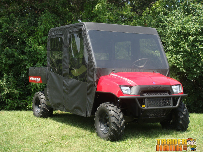 Polaris Ranger Crew 700 (2008-2009) - Full Cab Enclosure with Vinyl Windshield | UTV Accessories - Free shipping
