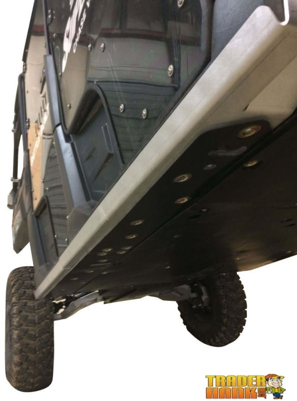 Polaris Ranger Crew Diesel Ricochet 4-Piece Aluminum Rock Slider Set | Ricochet Skid Plates - Free Shipping