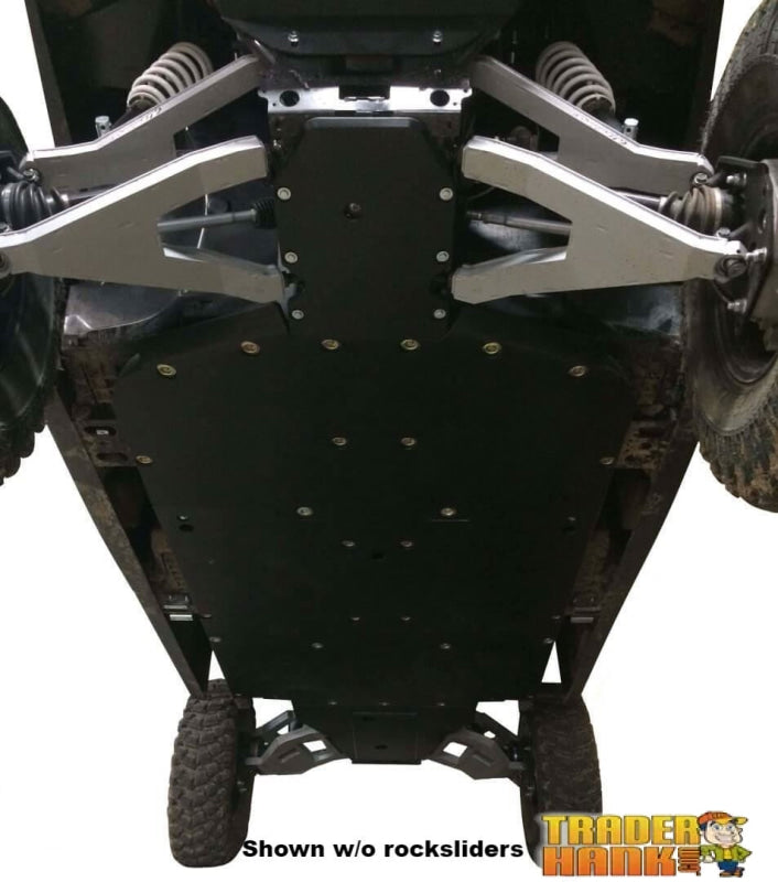 Polaris Ranger Crew Diesel Ricochet 5-Piece Full Frame Skid Plate Set | Ricochet Skid Plates - Free Shipping
