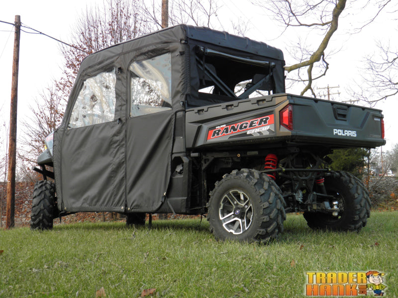 Polaris Ranger Crew Mid Size 570 - 4 Passenger - BLACK Door/Rear Window Combo | UTV Accessories - Free shipping