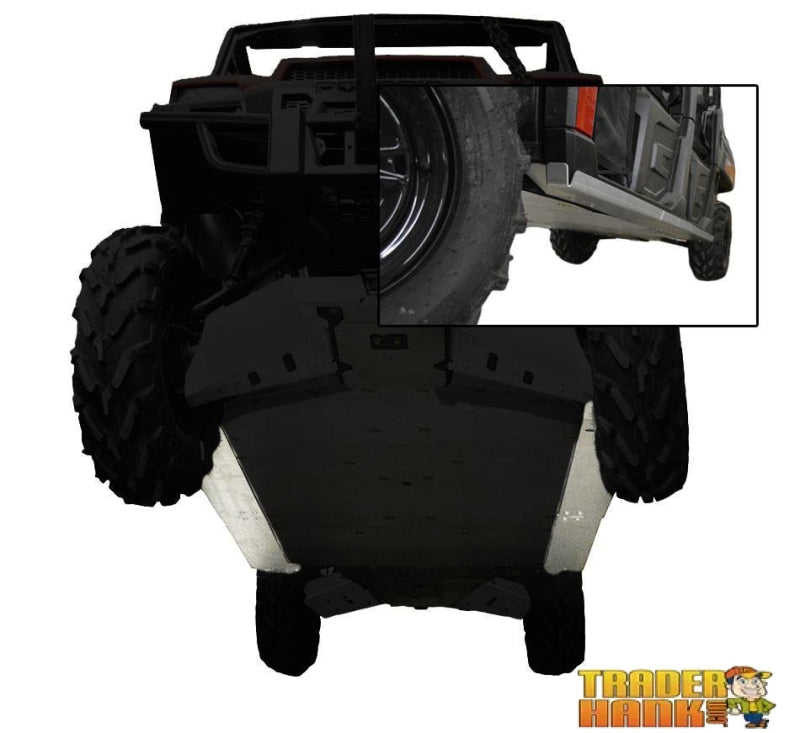 Polaris Ranger Crew XP 900 Ricochet 4-Piece Aluminum Rock Slider Set | Ricochet Skid Plates - Free Shipping