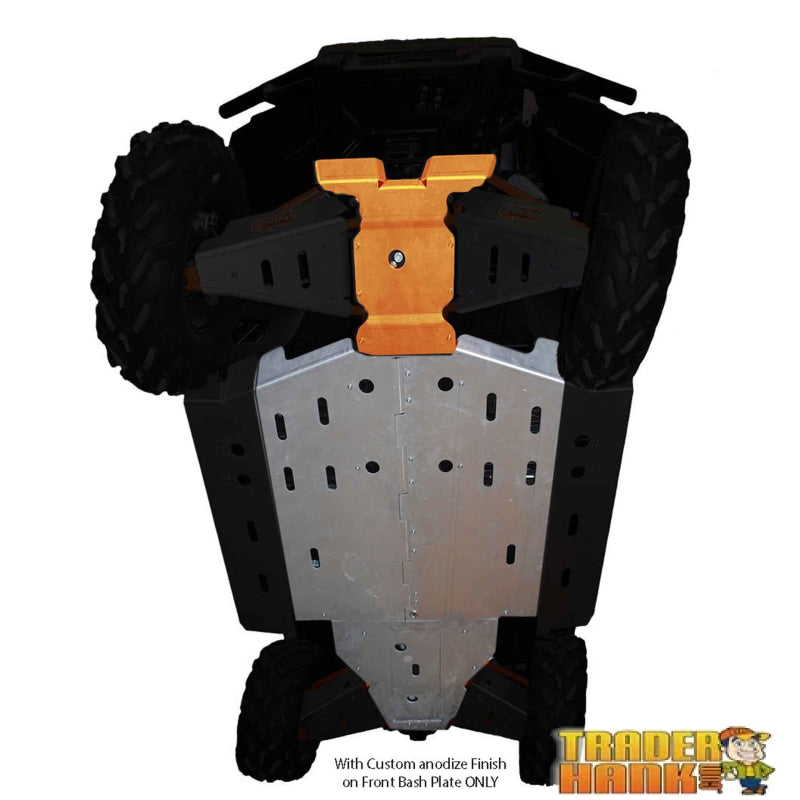 Polaris Ranger Diesel Ricochet 4-Piece Full Frame Aluminum Skid Plate Set | Free shipping
