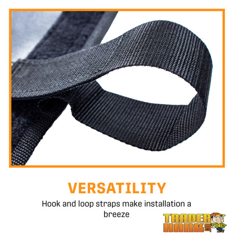 Polaris Ranger Diesel (Round Tube) Full Soft Door Rear Window Combo with Zipper | Free shipping