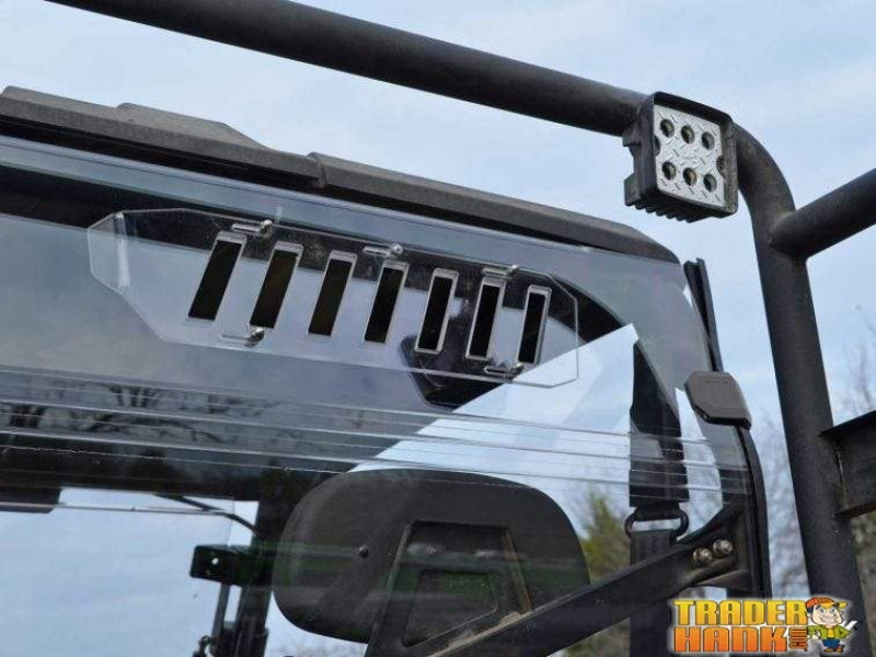 Polaris Ranger Full Size 500 Vented Full Rear Windshield | SUPER ATV WINDSHIELDS - Free Shipping