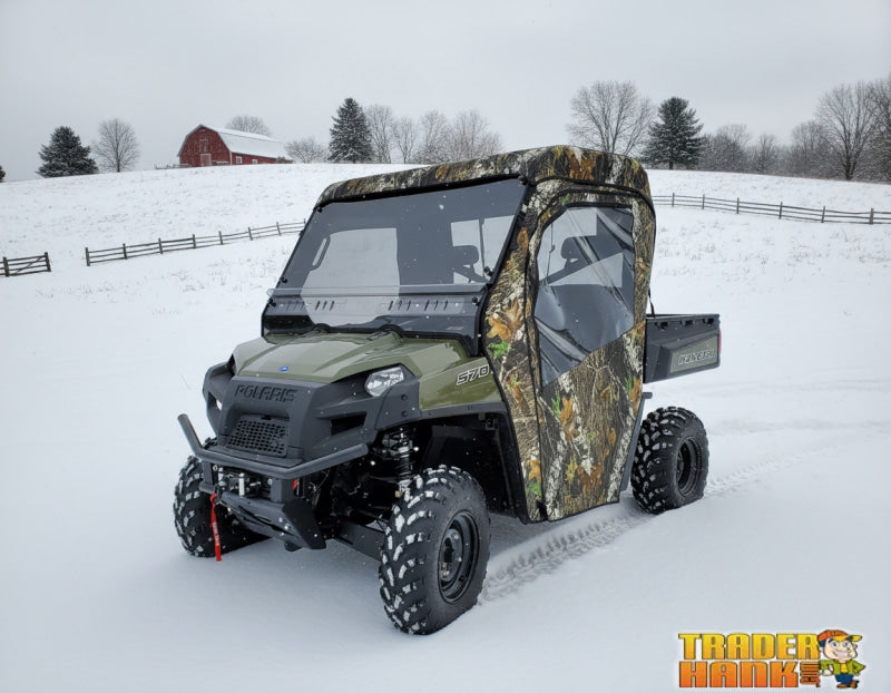 Polaris Ranger Full-Size 570 3-Passenger - Full Cab Enclosure for Hard Windshield | UTV Accessories - Free shipping