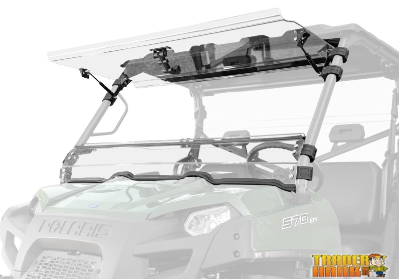 Polaris Ranger Full Size 570 Scratch Resistant Flip Windshield | Free shipping