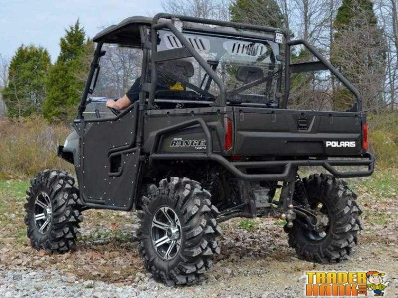 Polaris Ranger 700/800 Vented Full Rear Windshield | SUPER ATV WINDSHIELDS - Free Shipping