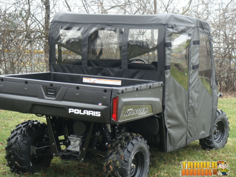 Polaris Ranger Full-Size Crew 570 - 6 Passenger - Full Cab Enclosure with Vinyl Windshield | UTV Accessories - Free shipping