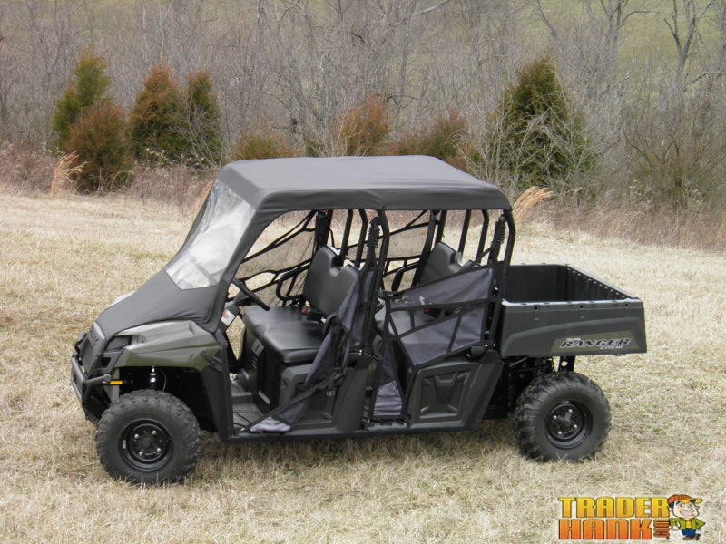 Polaris Ranger Full-Size Crew 570 - 6 Passenger - Vinyl Windshield/Top Combo | UTV Accessories - Free shipping