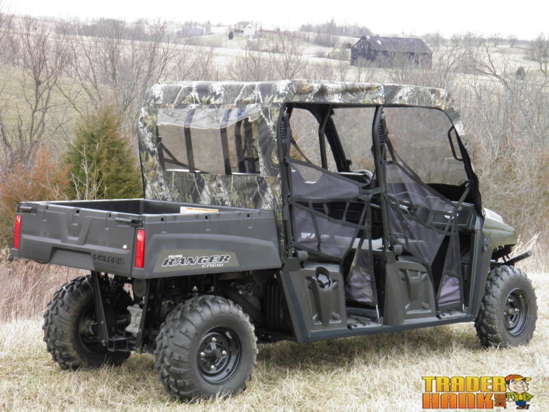Polaris Ranger Full-Size Crew 570 - 6 Passenger - Vinyl Windshield/Top/Rear Combo | UTV Accessories - Free shipping