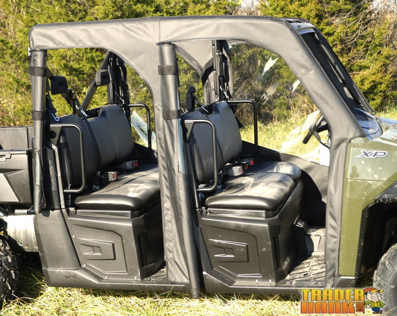 2017-2018 Polaris Ranger Full Size XP 1000 Crew Full Soft Door Kit | UTV ACCESSORIES - Free Shipping