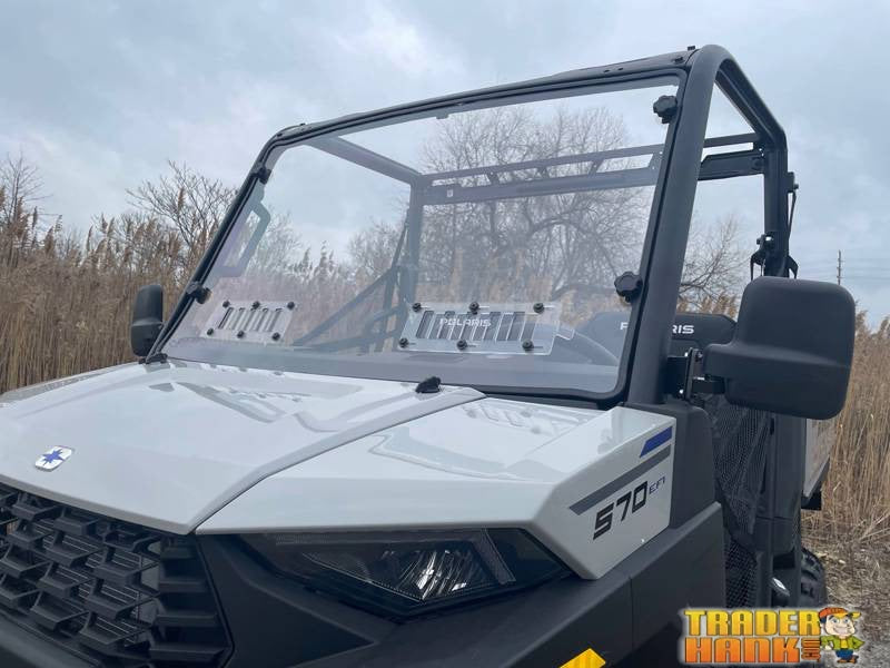 Polaris Ranger Mid-Size/2-Seat Hard Coated Full Windshield with