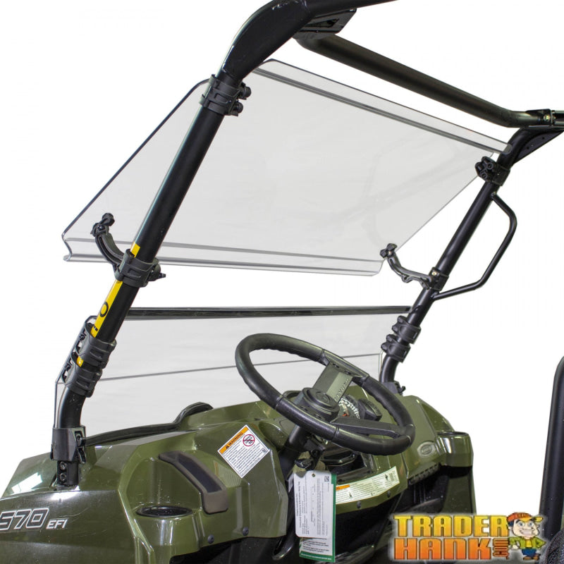 Polaris Ranger Mid Size 400/500 (Round Bars) Full Tilting Windshield | UTV ACCESSORIES - Free Shipping