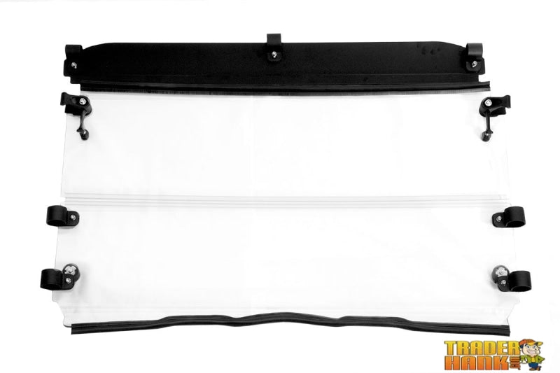 Polaris Ranger Mid-Size 400/500 Round Tube Windshield Versa-Fold (UV Resistant Poly) | UTV ACCESSORIES - Free Shipping