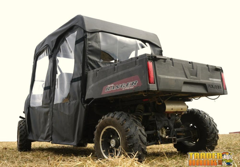 2010-2013 Polaris Ranger Mid Size 500 Crew Full Cab Enclosure with Folding Hard Windshield | UTV ACCESSORIES - Free Shipping