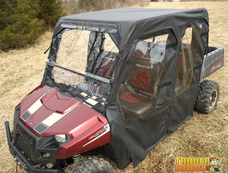 2010-2013 Polaris Ranger Mid Size 500 Crew Full Cab Enclosure Without Windshield | UTV ACCESSORIES - Free Shipping