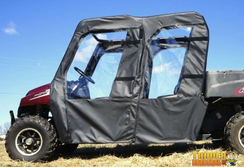 2010-2014 Polaris Ranger Mid-Size Crew Full Soft Door Kit | UTV ACCESSORIES - Free Shipping