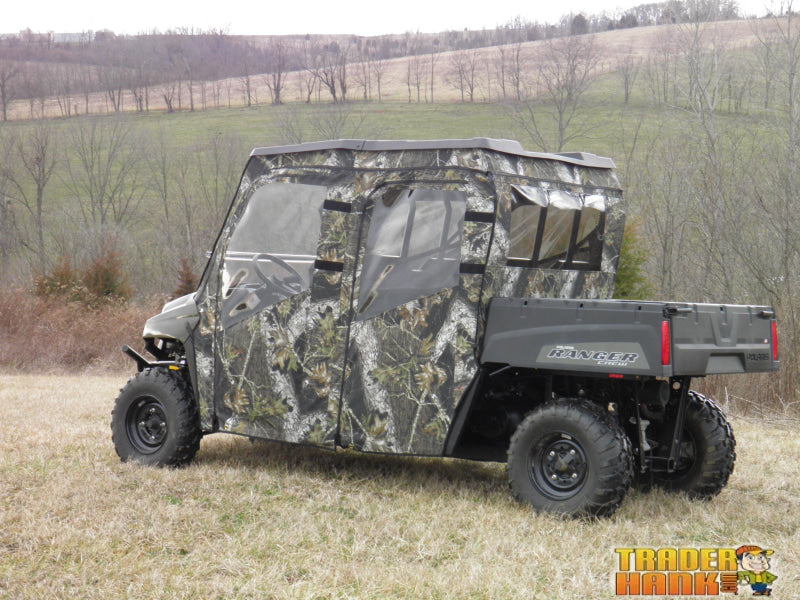 Polaris Ranger Mid-Size Crew - Full Cab Enclosure for Hard Windshield | UTV Accessories - Free shipping