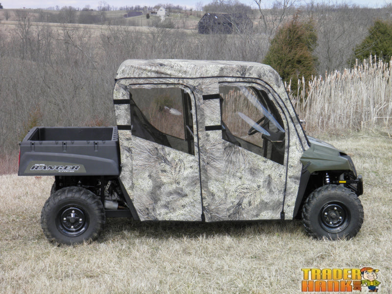 Polaris Ranger Mid-Size Crew - Full Cab Enclosure for Hard Windshield | UTV Accessories - Free shipping