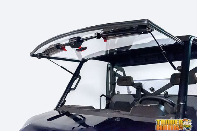 Polaris Ranger Mid Size EV/ION/ ETX Flip-Up Vented Scratch Resistant Windshield 2015-2021 |