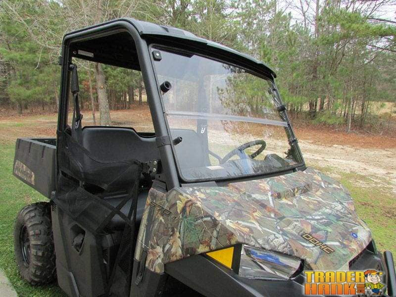 Polaris Ranger Mid Size EV/ION/ ETX Seizmik Versa Fold Windshield - Hard Coated (Pro-fit) | UTV ACCESSORIES - Free Shipping