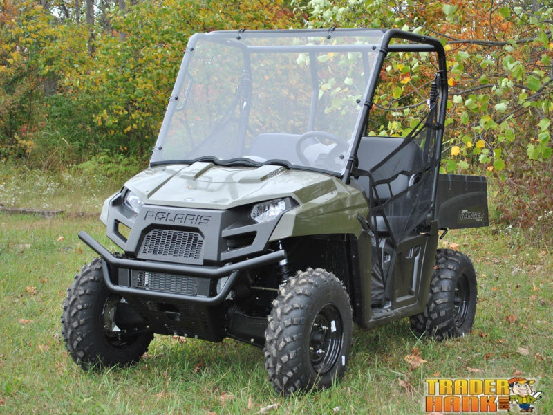 Polaris Ranger Midsize 400/500/800/EV Scratch Resistant Full Windshield | Free shipping