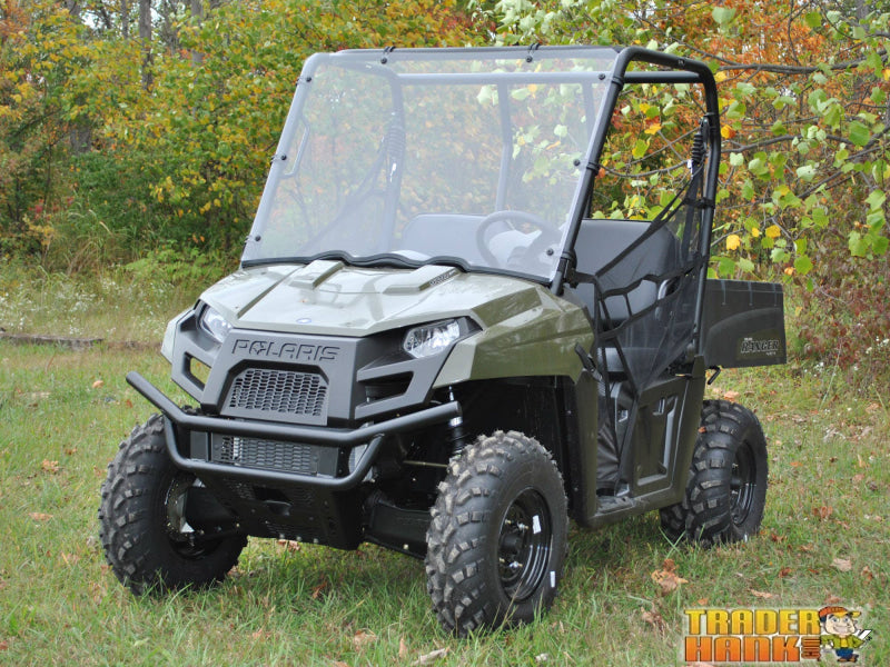 Polaris Ranger Midsize 400/500/800/EV Scratch Resistant Full Windshield | Free shipping