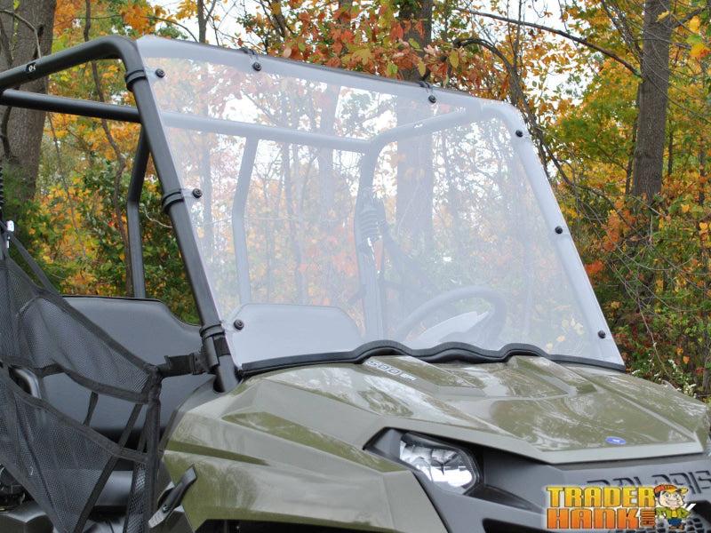 Polaris Ranger Midsize 400/500/800/EV Scratch Resistant Full Windshield | Free shipping