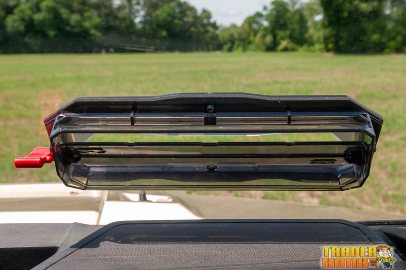 Polaris Ranger Midsize EV/ION/ETX Seizmik Toolless Versa - Vent Hard Coated Front Windshield | Free shipping