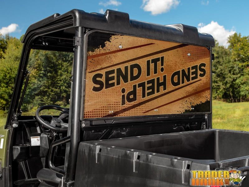 Polaris Ranger Midsize Rear Windshield | Free shipping