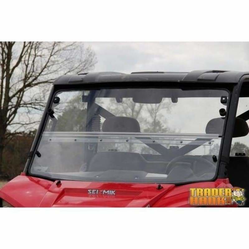 Seizmik Pro Fit Polaris Ranger Full Size Versa Fold Windshield - Regular Poly | UTV ACCESSORIES - Free Shipping