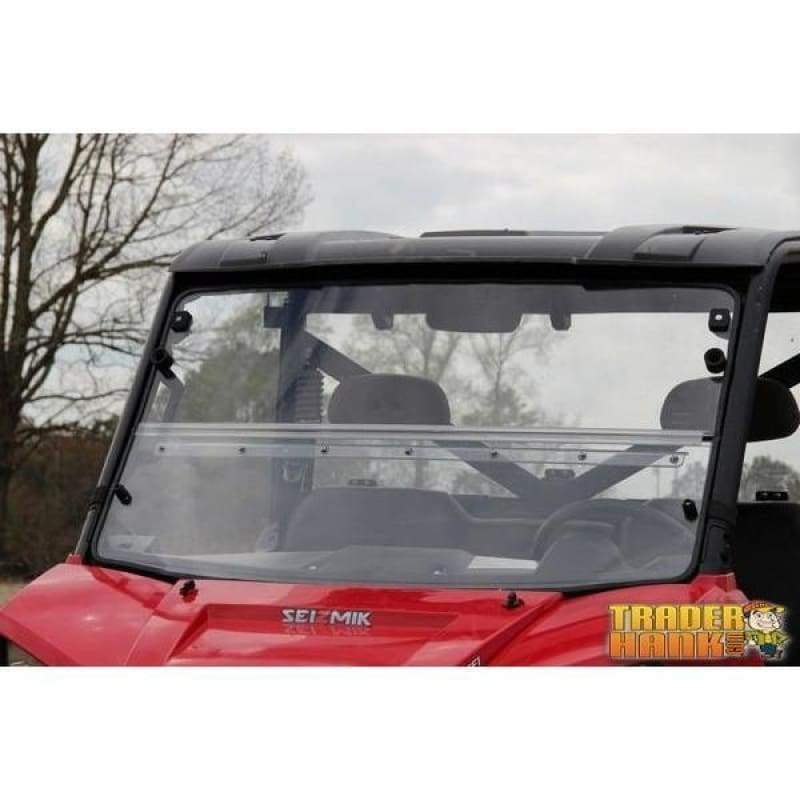 Seizmik Pro Fit Polaris Ranger Full Size Versa Fold Windshield - Regular Poly | UTV ACCESSORIES - Free Shipping