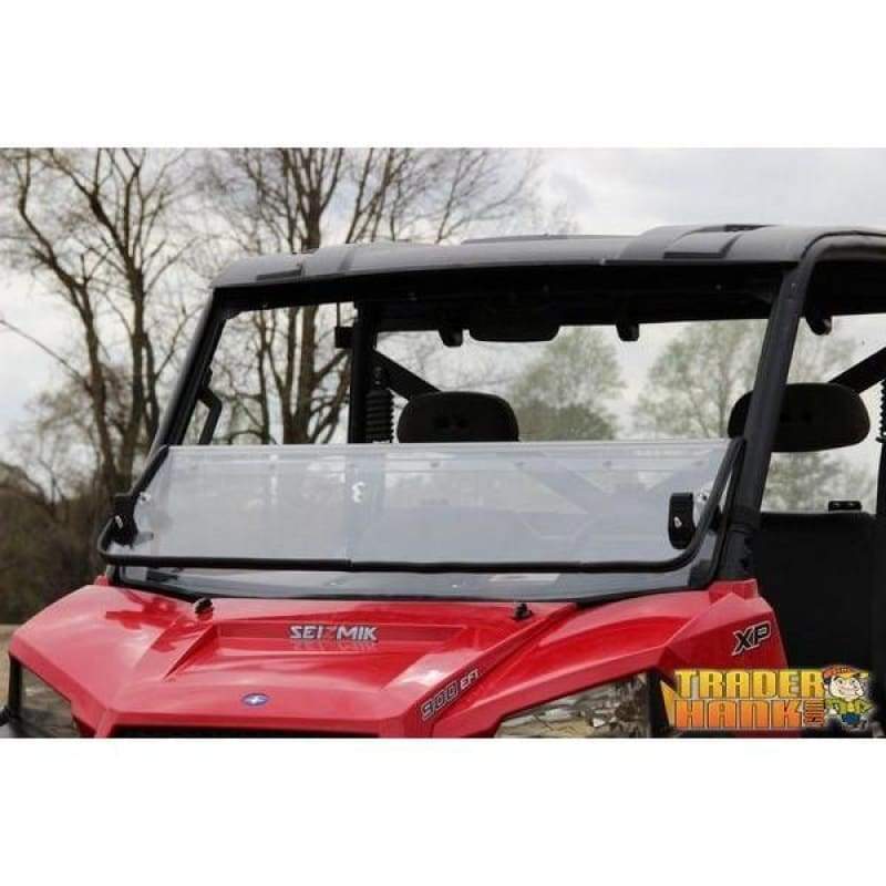 Seizmik Pro Fit Polaris Ranger Full Size Versa Fold Windshield - Regular Poly | UTV ACCESSORIES - Free Shipping