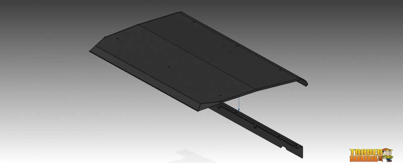 Polaris Ranger Diesel (Pro-fit) Aluminum Top 2014-2018 | RANGER-TOP-ROOF-XP-900-FULLSIZE-PRO-FIT-13-19 - Free shipping