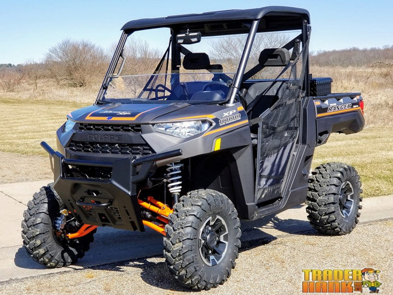 Polaris Ranger XP 1000 Crew Spike Front Half Windshield - Hard Coat | UTV ACCESSORIES - Free shipping