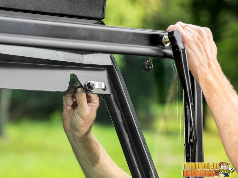 Polaris Ranger XP 1000 Flip Down Glass Windshield | Free shipping