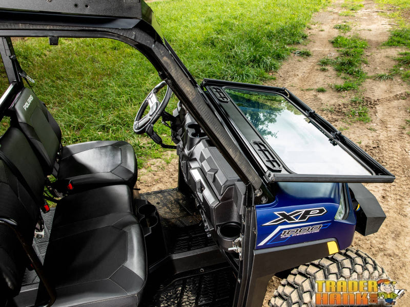 Polaris Ranger XP 1000 Flip Down Glass Windshield | Free shipping