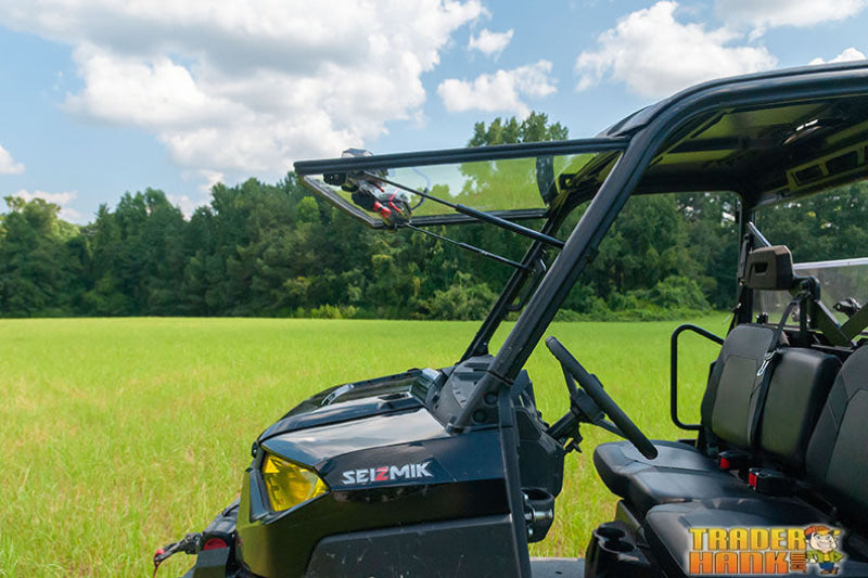 Polaris Ranger 500/570 Midsize Flip-Up Vented Scratch Resistant Windshield 2015-2022 | Free shipping