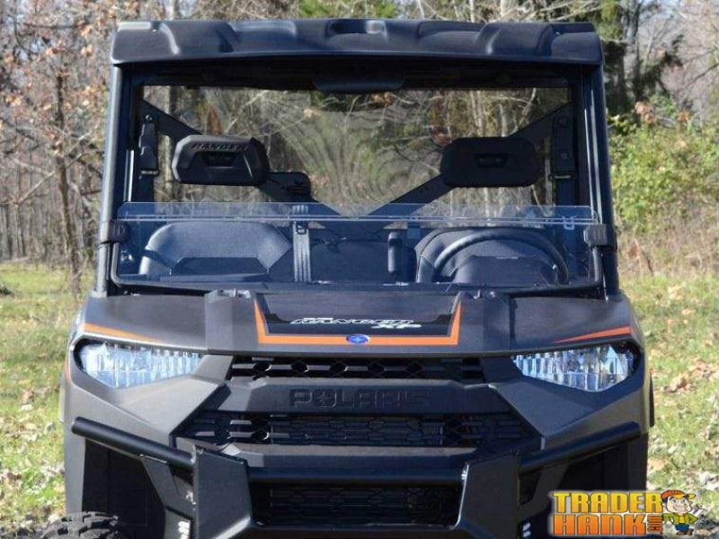 Polaris Ranger XP 1000 Half Windshield Fits Older and Newer Body Style | SUPER ATV WINDSHIELDS - Free Shipping