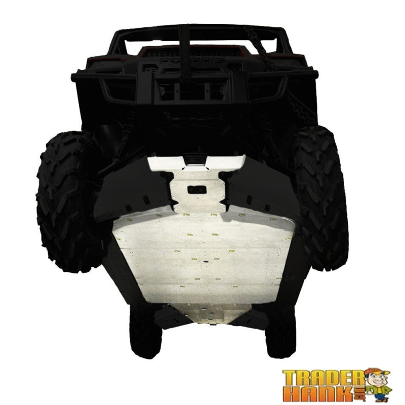 Polaris Ranger XP 1000 Trail Boss Crew Ricochet 4-Piece Full Frame Skid Plate Set | UTV Skid Plates - Free shipping