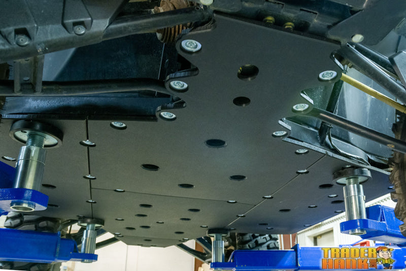 Polaris Ranger XP 1000 UHMW Full Skid Plate with Integrated Rock Sliders 2018-2020 | Free shipping