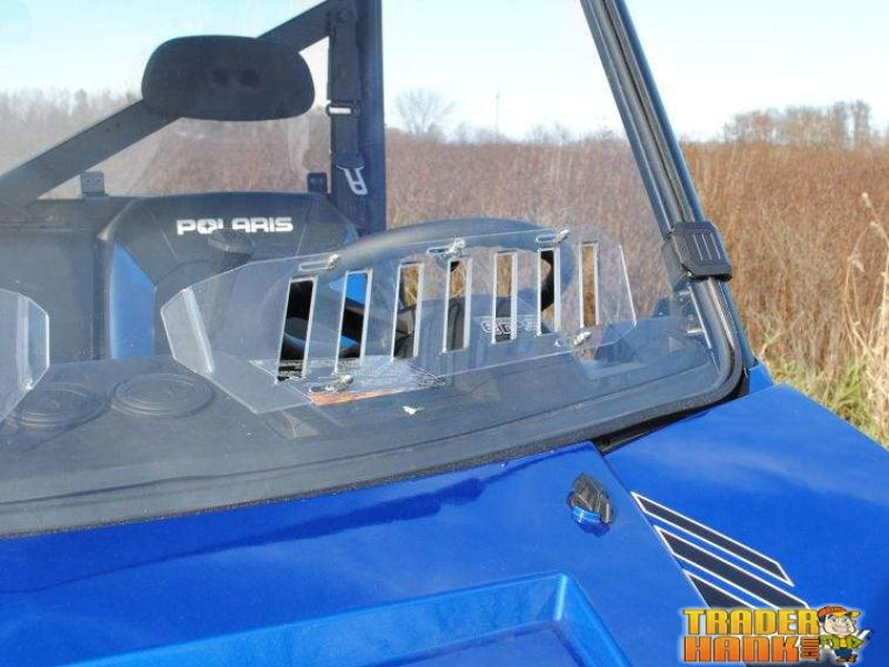 Polaris Ranger XP 570 Scratch Resistant Vented Full Windshield | SUPER ATV WINDSHIELDS - Free Shipping