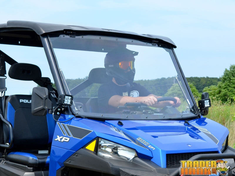 Polaris Ranger XP 900 Scratch Resistant Flip Windshield | Free shipping