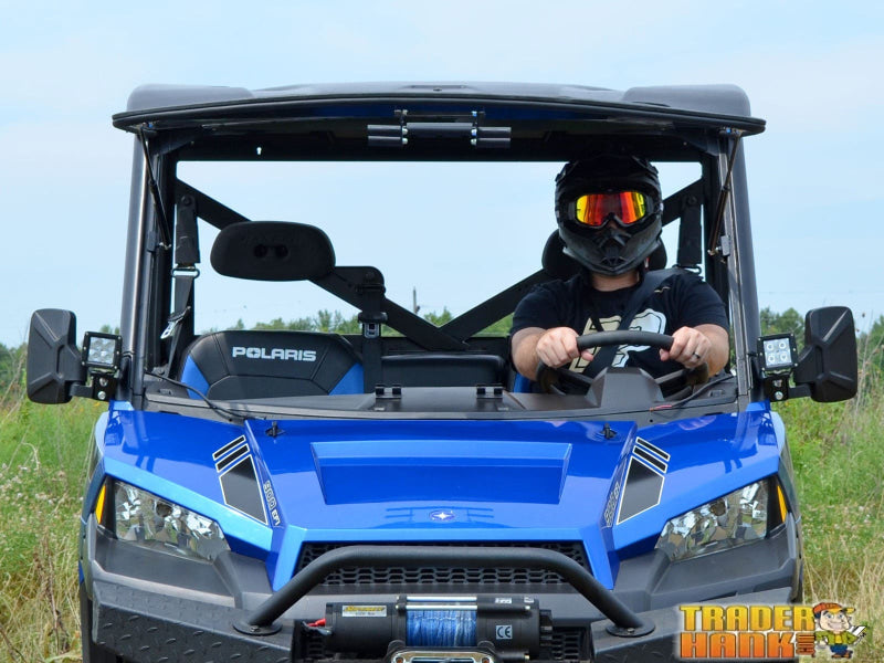 Polaris Ranger XP 900 Scratch Resistant Flip Windshield | Free shipping
