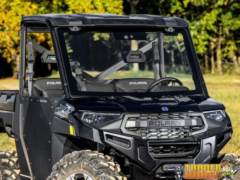 Polaris Ranger XP Kinetic MaxDrive Power Flip Glass Windshield | Free shipping
