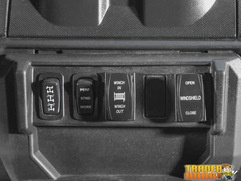 Polaris Ranger XP Kinetic MaxDrive Power Flip Windshield | UTV Accessories - Free shipping