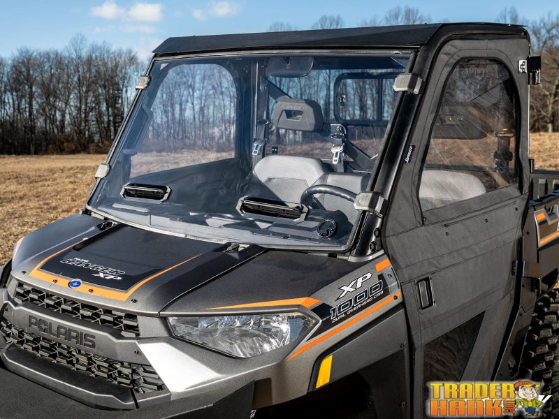 Polaris Ranger XP Kinetic Vented Full Windshield | UTV Accessories - Free shipping